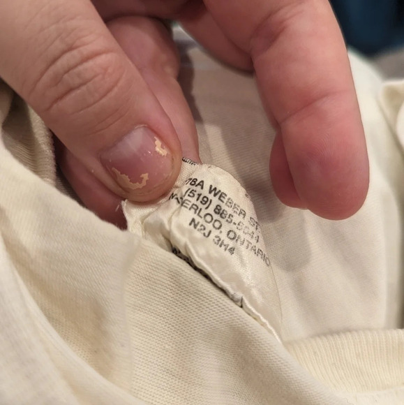 Vintage Single Stitch Highschool St. Jerome's Waterloo Green and White T Shirt S - Picture 8 of 9